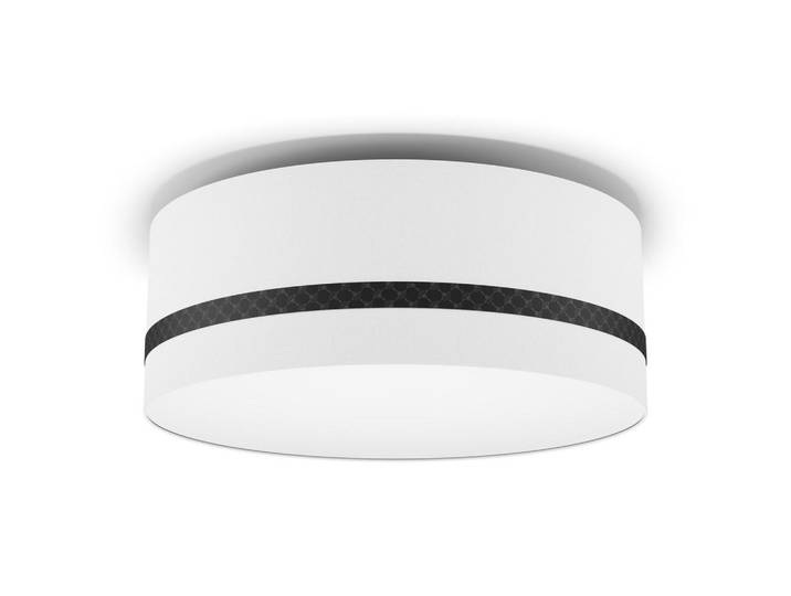 Joop! Deckenleuchte Round Lights, Schwarz, Weiß, Metall, rund, 23 cm, Lampen & Leuchten, Innenbeleuchtung, Deckenleuchten, Deckenleuchten