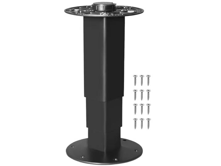 HWHongRV Robuster Wohnmobil-Teleskoptisch mit Gasdruckfeder, verstellbar, pneumatisch, Tatami, Wohnmobil, Yacht, Aluminiumlegierung, Tischbeine, Tischsockel, nur Wohnmobil-Tischsockel