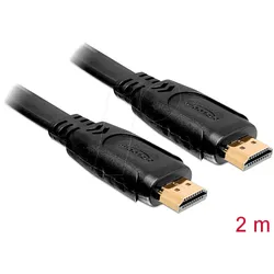 DELOCK 82670 - Kabel High Speed HDMI with Ethernet flach 2,0m