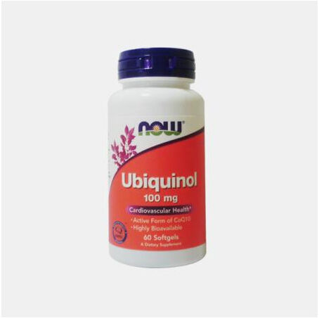 NOW UBIQUINOL 100mg 60 CAPSULAS