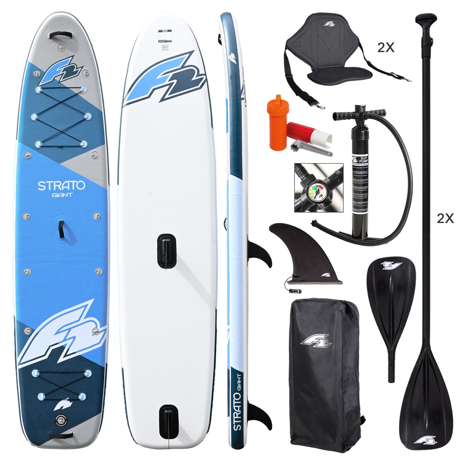 F2 SUP Stand Up Paddle Board Strato Giant 390cm 12,8 Blau
