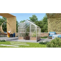 Vitavia Gewächshaus "Venus 3800",aluminium eloxiert,3,8 m2
