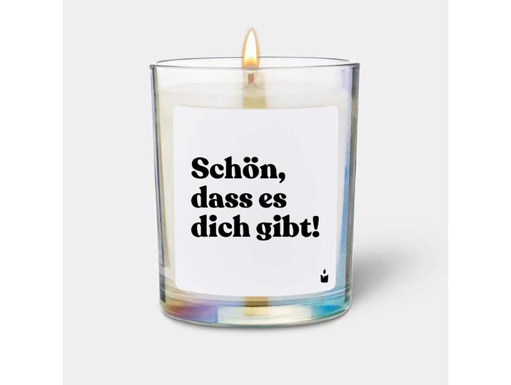 Duftkerze Rainbow Woody Schön, dass es dich gibt!