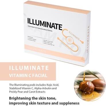 StayWell Glam Revive Hydrate Detox Illuminate Kit, Facial Aqua CO2 Serum Gels For Youthful Skin illuminate