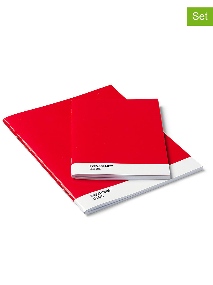 COPENHAGEN.DESIGN 2er-Set: Notizbücher in Rot - onesize