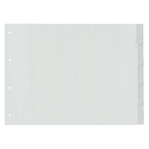 Kangaro Blanko Register DIN A3 5-teilig Karton 4 Löcher G305FB (G305F-B)
