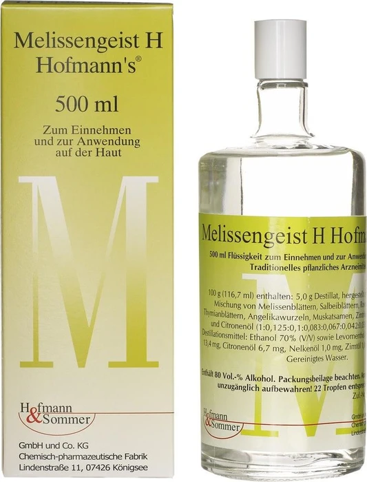 Melissengeist H Hofmann's Tropfen 500 ml