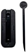 Tirolix Supporto per dispenser a pompa 450 ml Nero