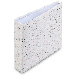Confetti weiß 200F in 10x15 cm, Memo-Album