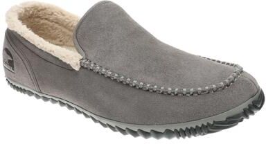 Sorel Dude Moc - Mens 7.5 Grey Slipper Medium