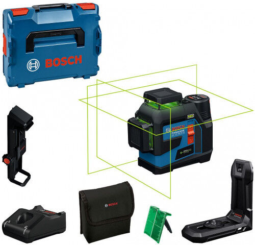 Bosch GLL 12V-100-33 CG PROFESSIONAL Laser lignes, L-BOXX 136, GBA 12V 2.0Ah 0601065401