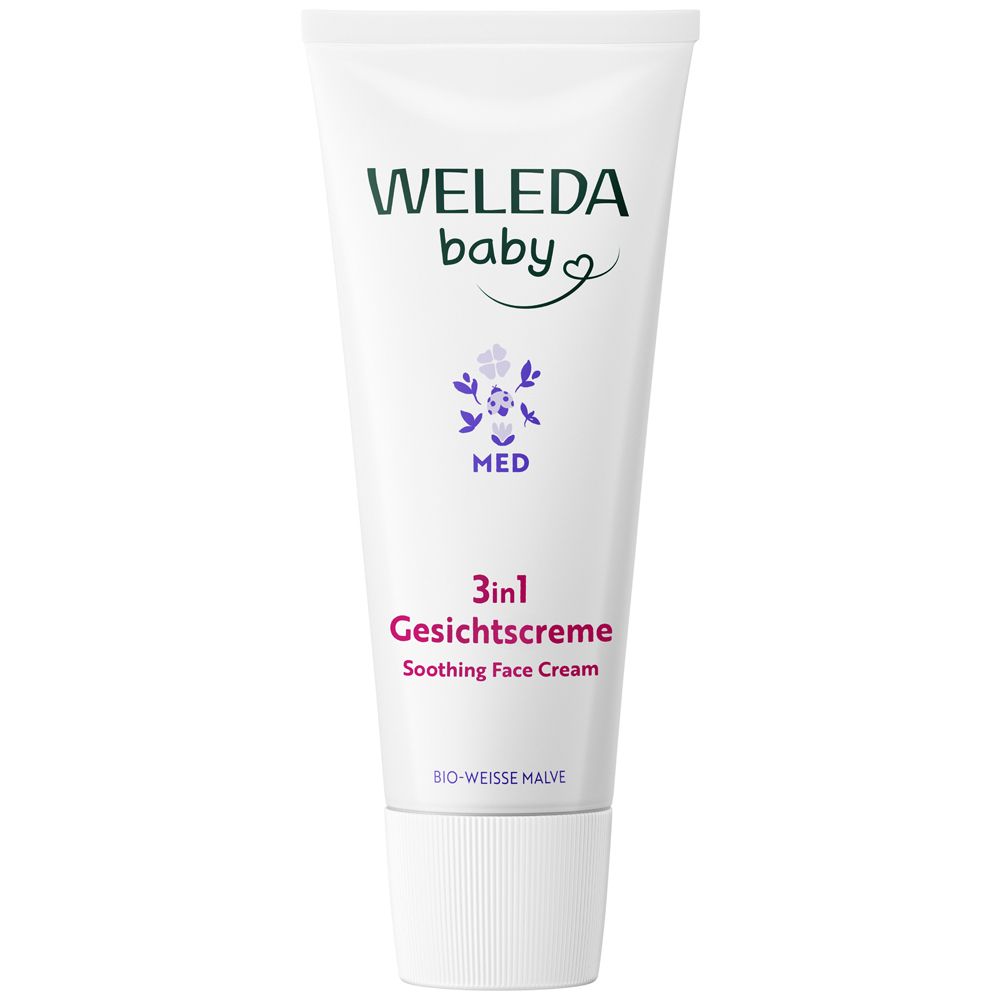 Weleda baby 3in1 Gesichtscreme weiße Malve 50 ml Creme
