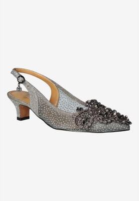 Women's Strovanni Slingback by J. Renee in Pewter (Size 7 M)