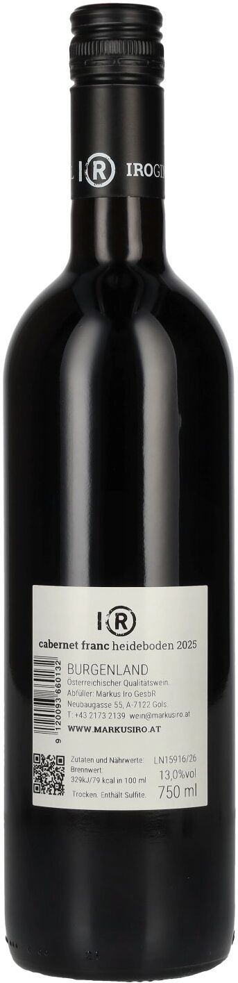 Markus IRO IRO Cabernet Franc Heideboden 2025 13% Vol. 0,75l