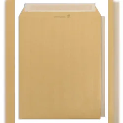 Clairefontaine 100x Versandtaschen haftklebend Kraft mit verstärktem Rücken 260x330mm/B4 120g - Braun 7854C