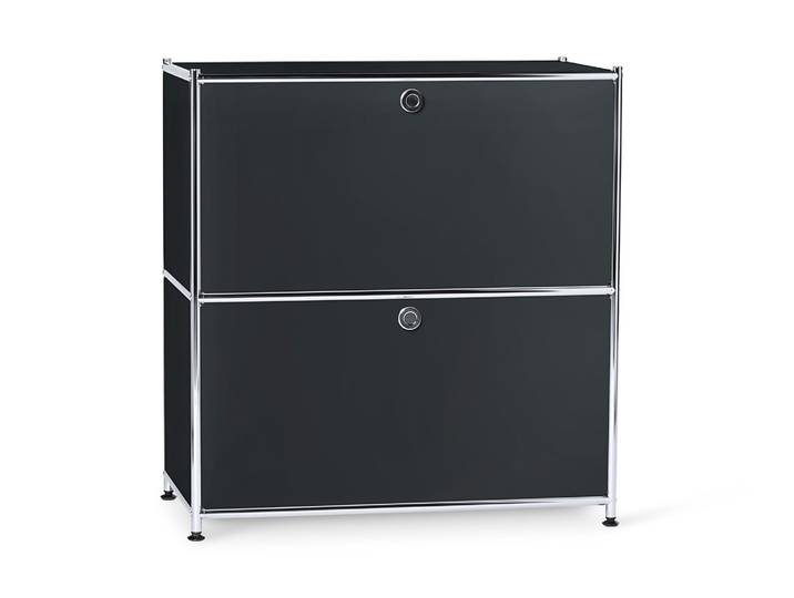 Tchibo - Sideboard Metall »Cn3« - 77x40x83cm - schwarz -