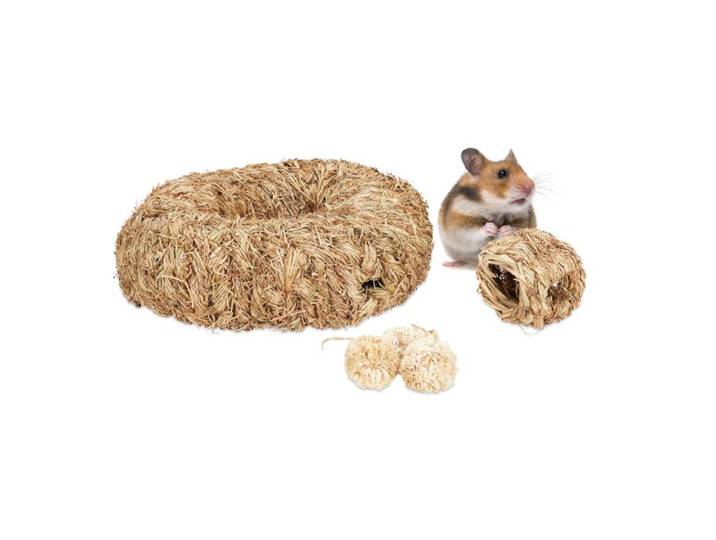 Relaxdays Hamster Zubehör Set 5 tlg.
