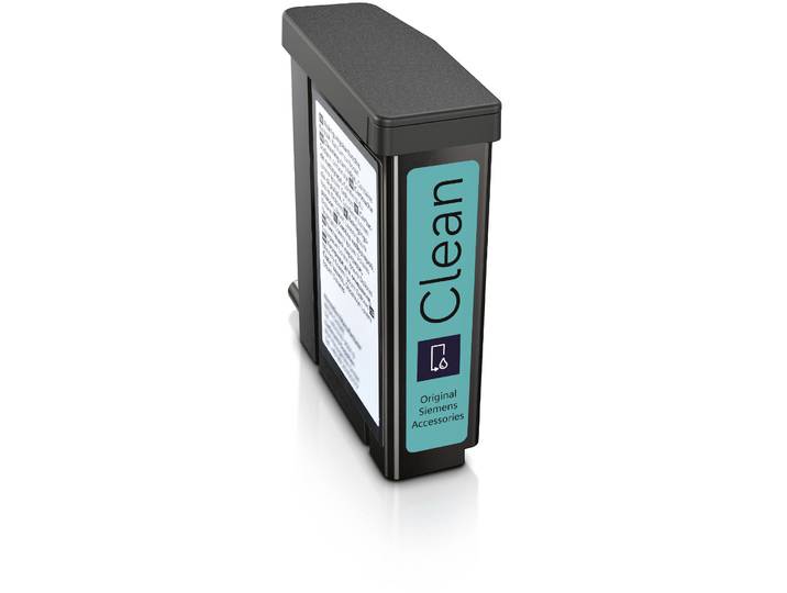 SIEMENS Entkalker TZ800Z1, Reinigungskartusche , grau (anthrazit), B:2,9cm H:8,9cm T:8cm, Reinigungsmittel, Kaffeeöl-Rückstände entfernen, optimiert für autom.Reinigung EQ900plus, Entkalker
