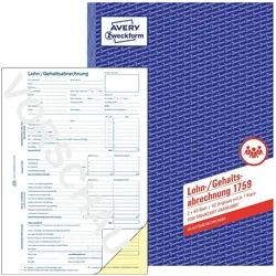 Avery, Formular, Lohnabrechnung