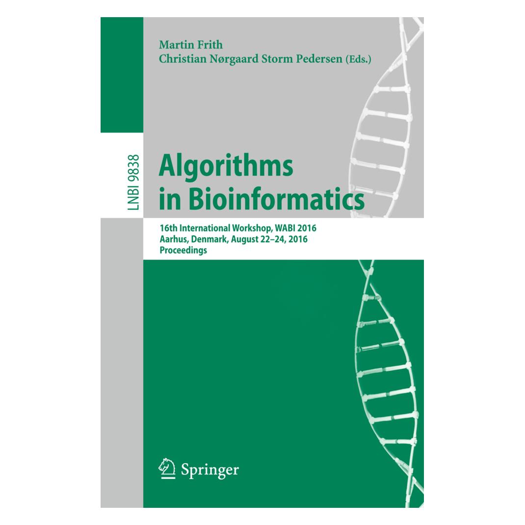 Springer Algorithms in Bioinformatics (Englisch, Softcover, Christian Nørgaard Storm Pedersen, Martin Frith) (55828687)