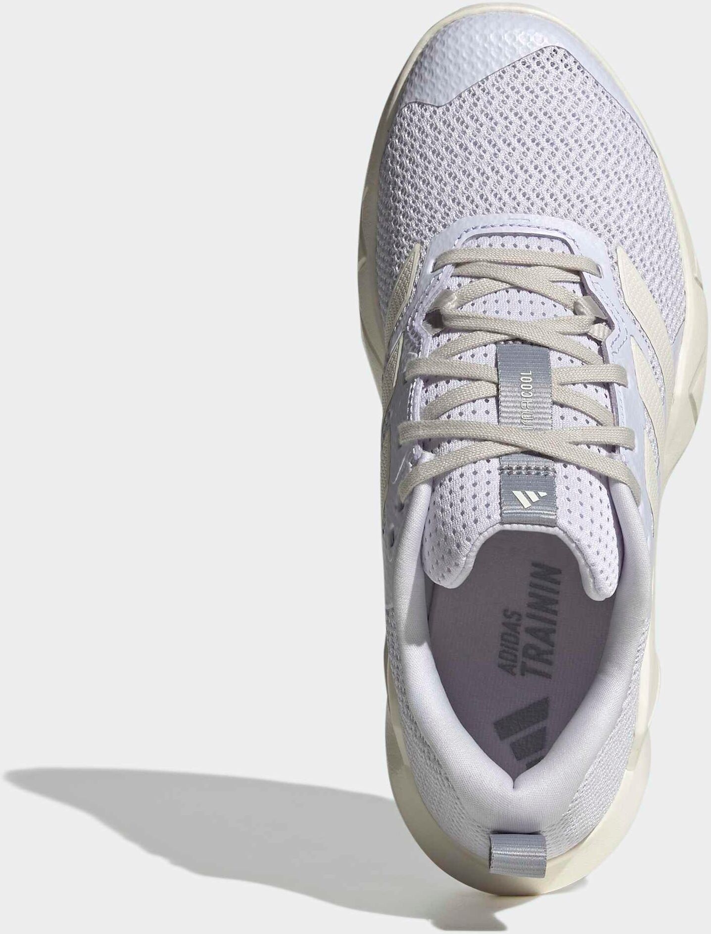 Trainingsschuh ADIDAS PERFORMANCE "RAPIDMOVE GO", Damen, Gr. 37, grau (frozen lila, chalk weiß, wonder aluminium), Textil, Schuhe Trainingsschuh, ideal für Gym und Fitnessstudio