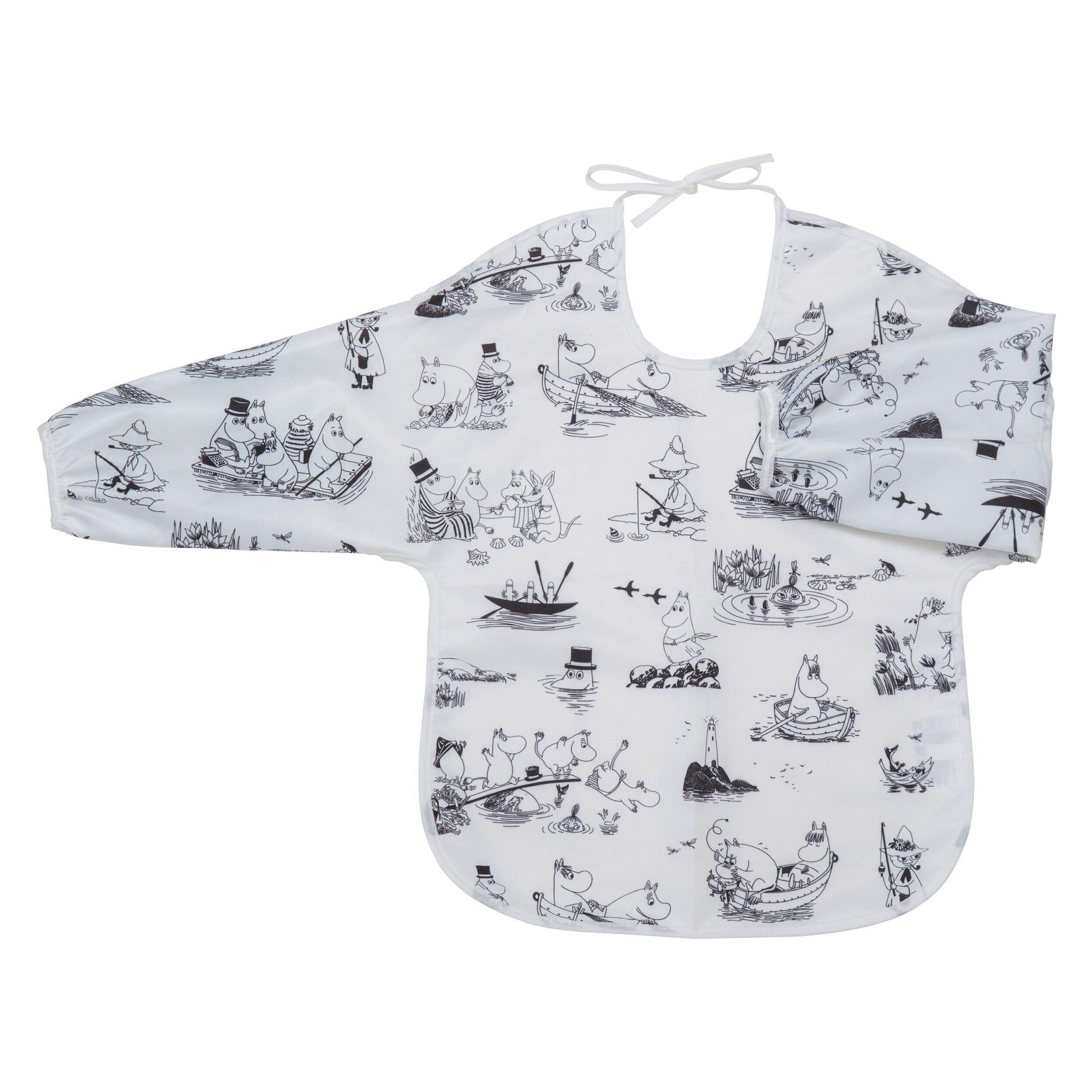 Rätt Start Moomin Bib with Sleeves, Archipelago (42052826)