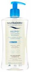 Neutraderm Relipid+ Huile Lavante Relipidante Peaux Sensibles et Très Sèches 400 ml - Flacon-Pompe 400 ml