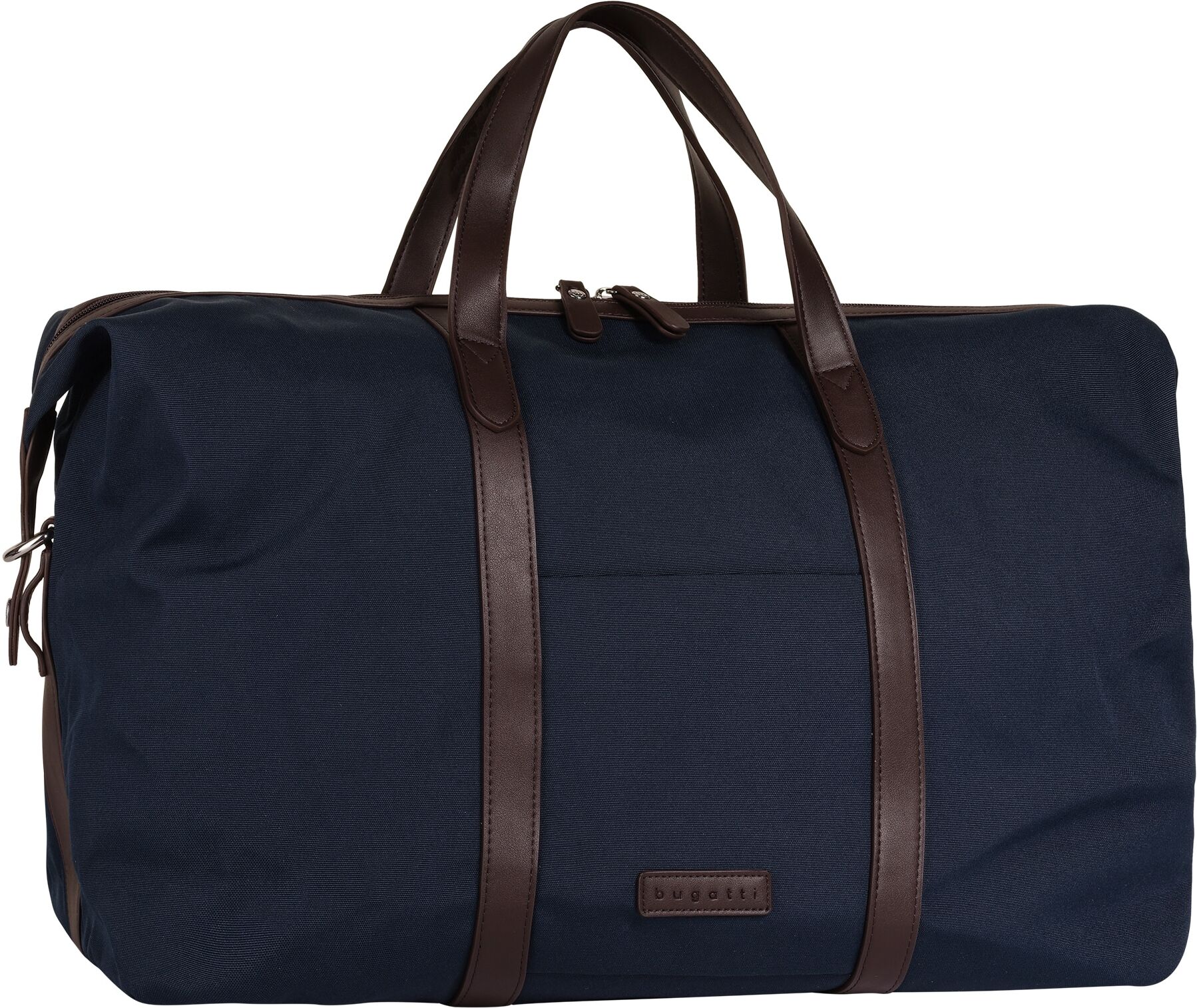 Reisetasche BUGATTI "BUGATTI Herren, Damen MARO", Damen, Gr. B/H/T: 65cm x 34cm x 24cm onesize, blau (dunkelblau), Kunstfaser, unifarben, Taschen Reisetasche dunkelblau B/H/T: 65cm x 34cm x 24cm onesize