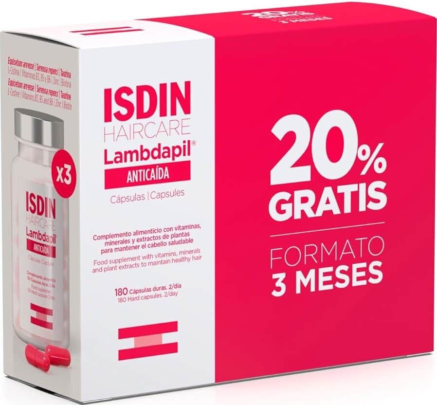 ISDIN Haircare Lambdapil Anticaída 180 caps