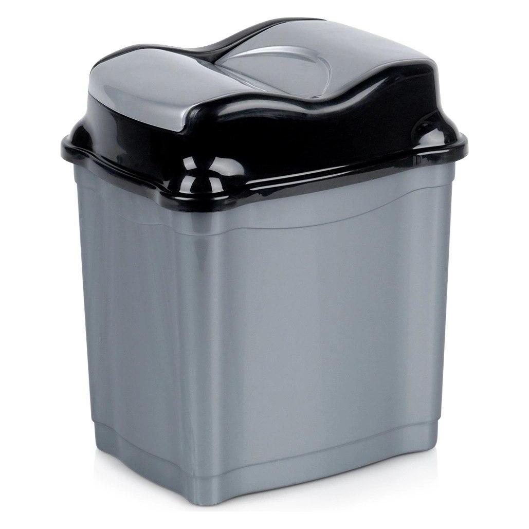 Berilo Kosz na śmieci Kosz na śmieci plastikowy szary 5 l (5 l) (64821742)