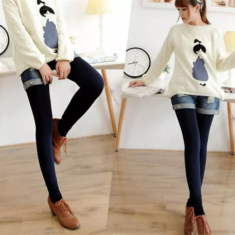 INF Leggings thermiques - leggings d'hiver doublés chauds