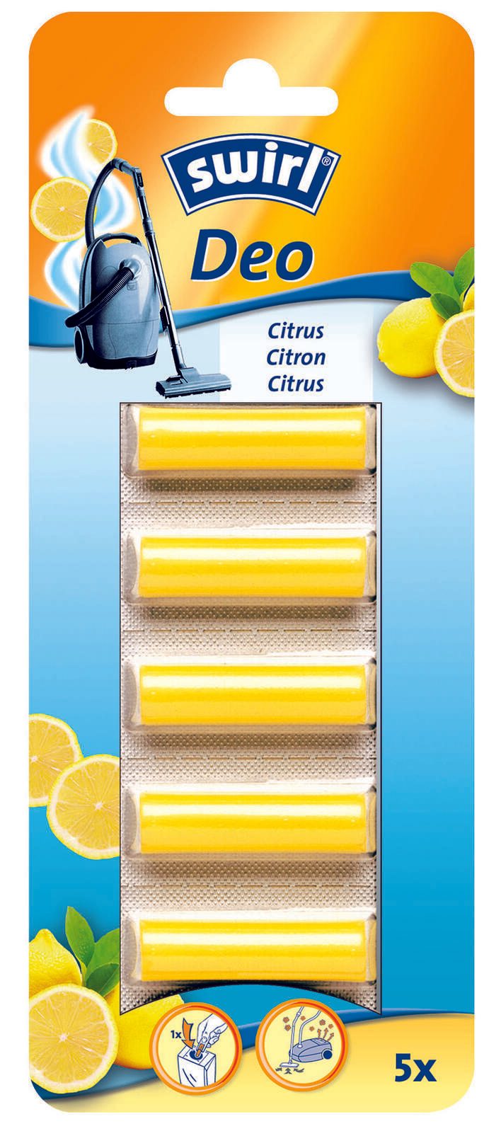 swirl® Staubsauger-Deo-Sticks Citrus 5 St. 279306