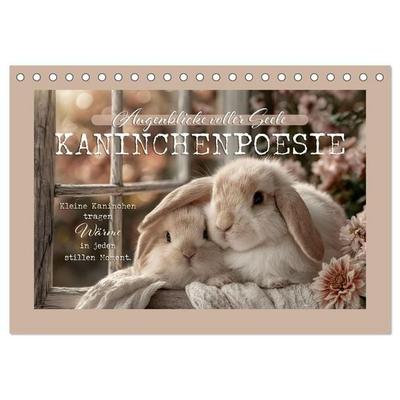 Kaninchenpoesie - Augenblicke voller Seele (Tischkalender 2027 DIN A5 quer), CALVENDO Monatskalender