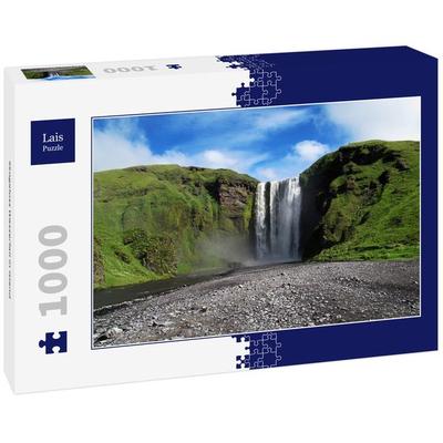 Lais Puzzle Skogafoss Wasserfall in Island 1000 Teile