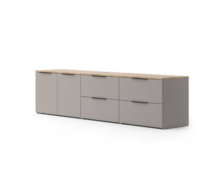 Meuble-paroi Wido 3 parties Grège Vicco 57463