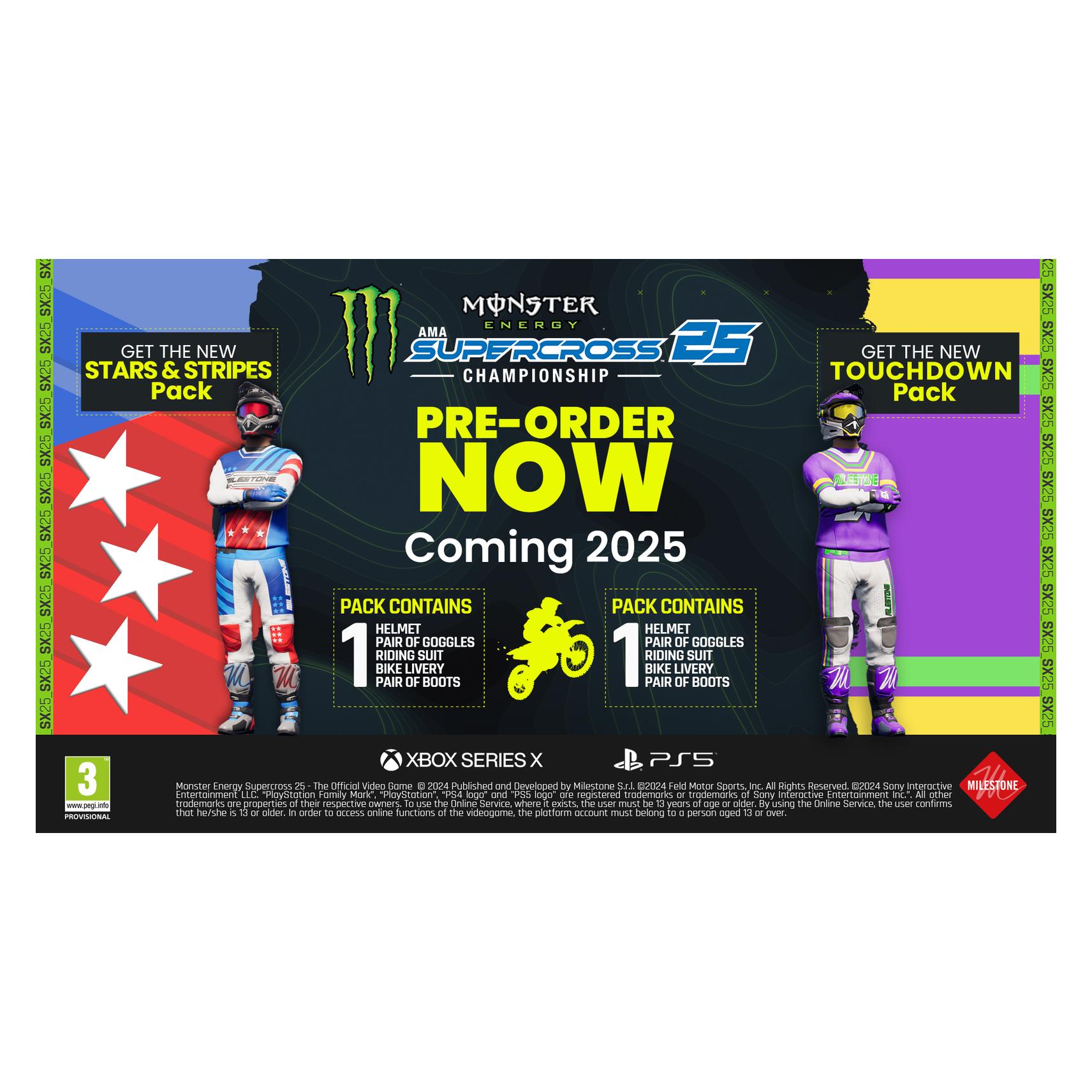 Milestone Monster Energy Supercross 25 - Sony PlayStation 5 - Racing (PS5, EN) (8057168509946)