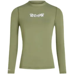 O'Neill Skins LS Rashguard Damen Funktionsshirt grün