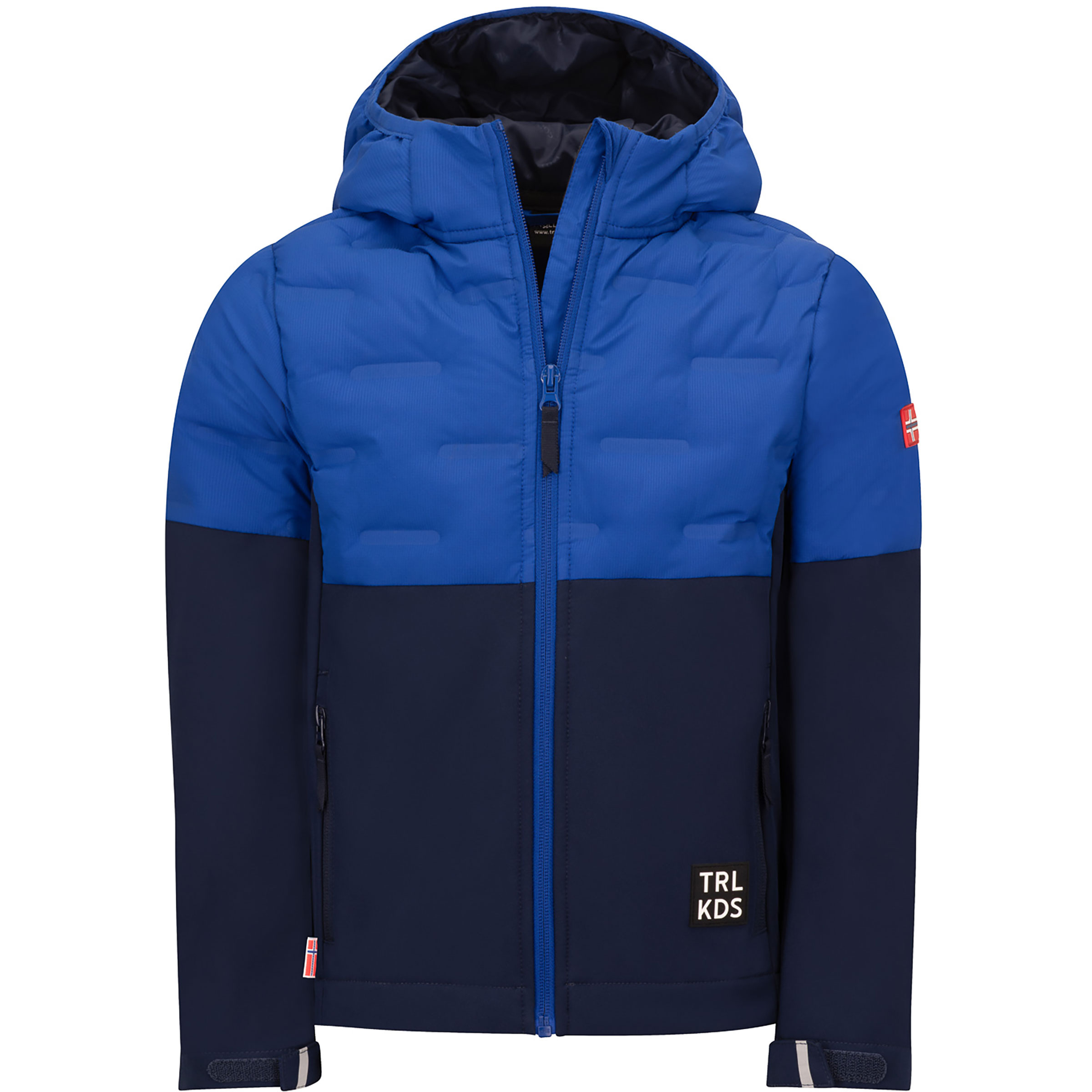 Trollkids Helgeland Kinder Isolationsjacke blau Größe 116 Lifestyle Wasserabweisend