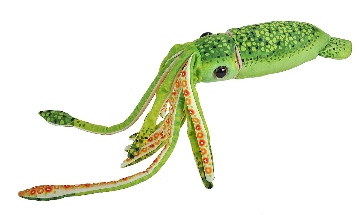 Wild Republic Octopus Pluche Knuffel - Groen - 50 cm