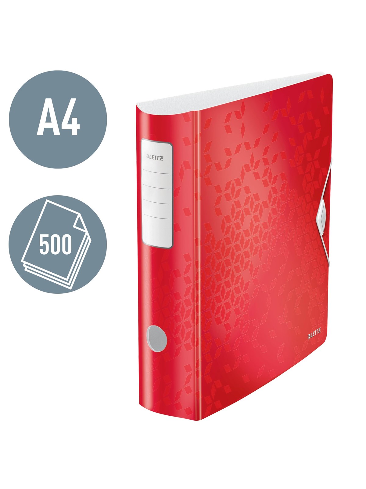 Leitz Qualitäts-Ordner 180° Active WOW Rot