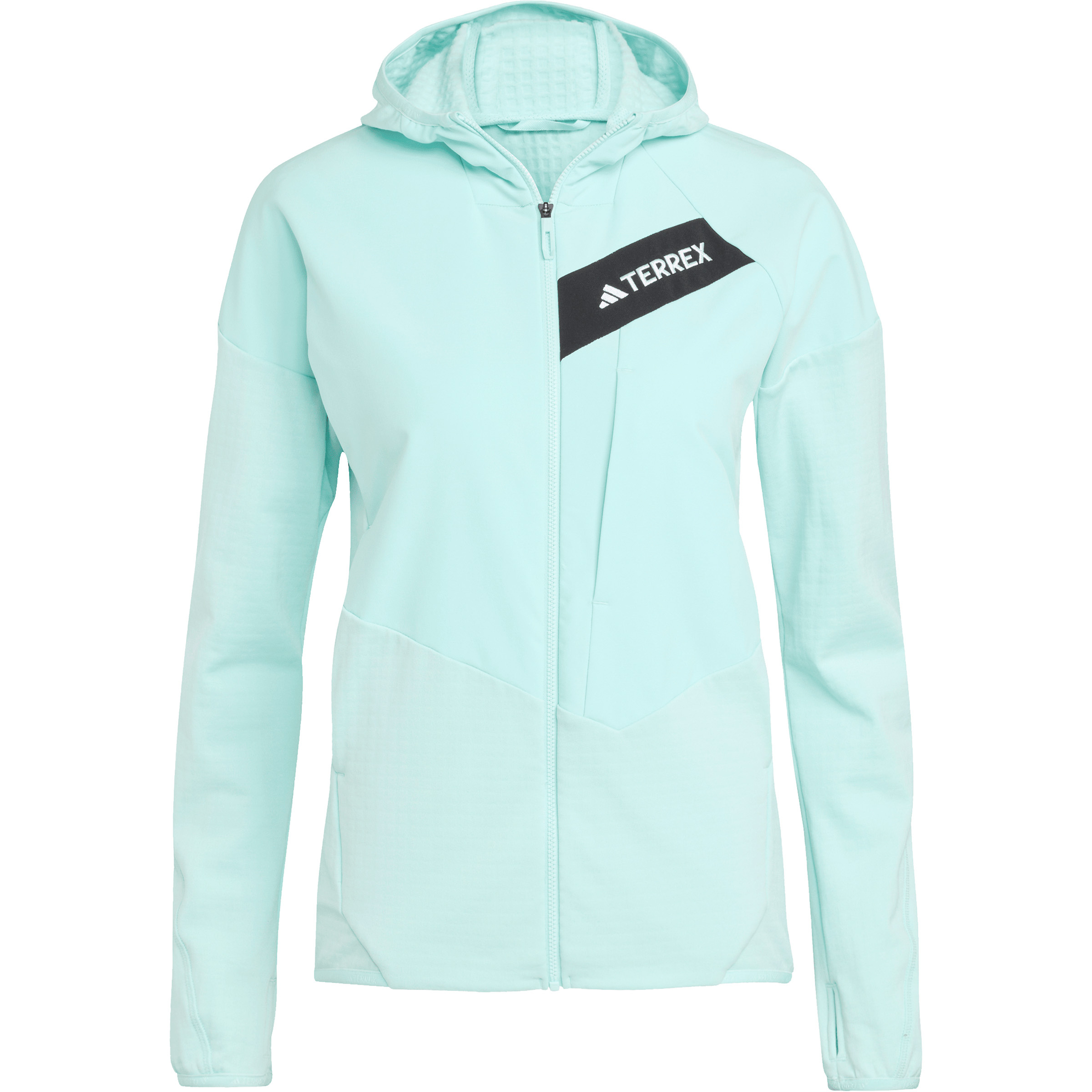 adidas Terrex Techrock Climawarm Wind Damen Softshelljacke gruen Größe XL Trekking Windabweisend Wasserabweisend