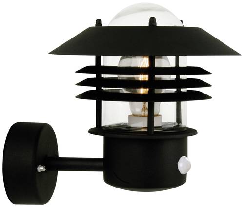 Nordlux Vejers Sensor 25101003 Außenwandleuchte E27 Schwarz