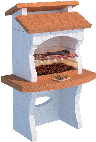 Linea VZ Ibiza - Grillkamin für Brennholz/Holzkohle