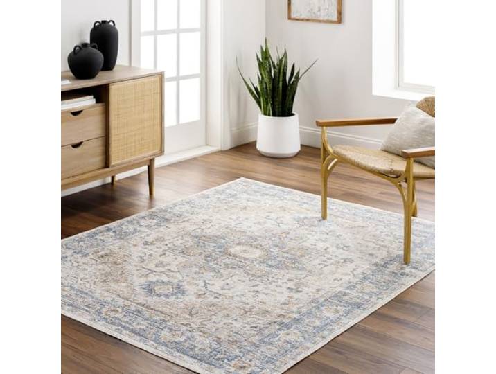 Livabliss River Sig Vintage Teppich 160x213 cm – Beige, Braun, Grau