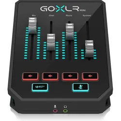 TC Helicon GoXLR Mini, Mixer & USB Audio Interface (3.5mm Klinke, USB), Audio Interface, Schwarz