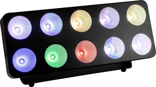 Eurolite LED Pixel Matrix Panel 2x5 DMX LED-Effektstrahler Anzahl LEDs (Details): 10 12W