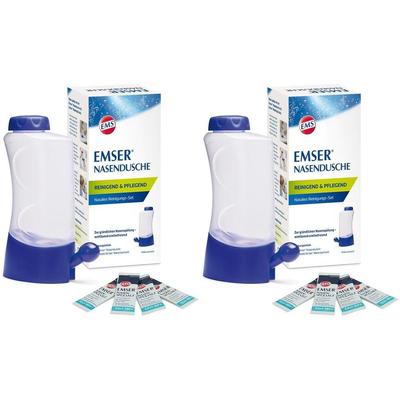Emser Nasendusche mit 4 Btl.Nasenspülsalz 2x 2x1 St Kombipackung