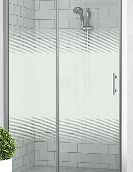 Porte de douche coulissante grande largeur EI CL2 EQUI ROTH 1406000035 Blanc