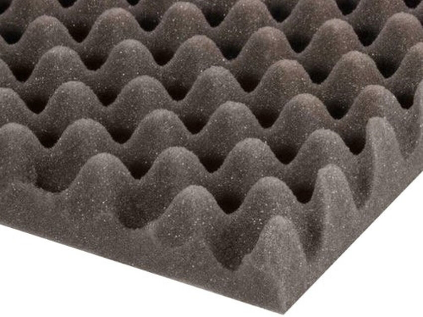 Adam Hall Hardware 019450 Noppenschaumstoff Grau 50 Mm