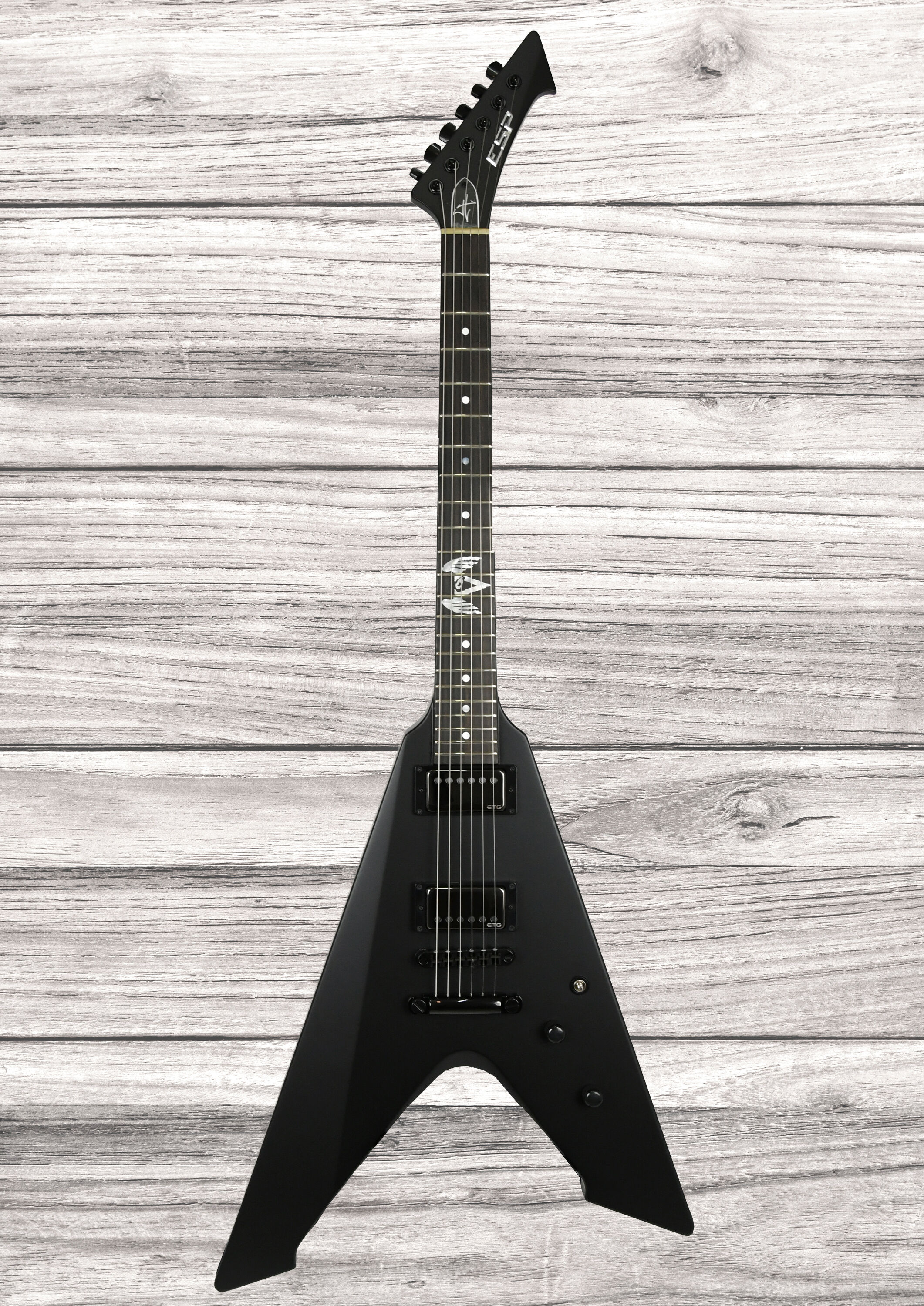 ESP Vulture Black Satin